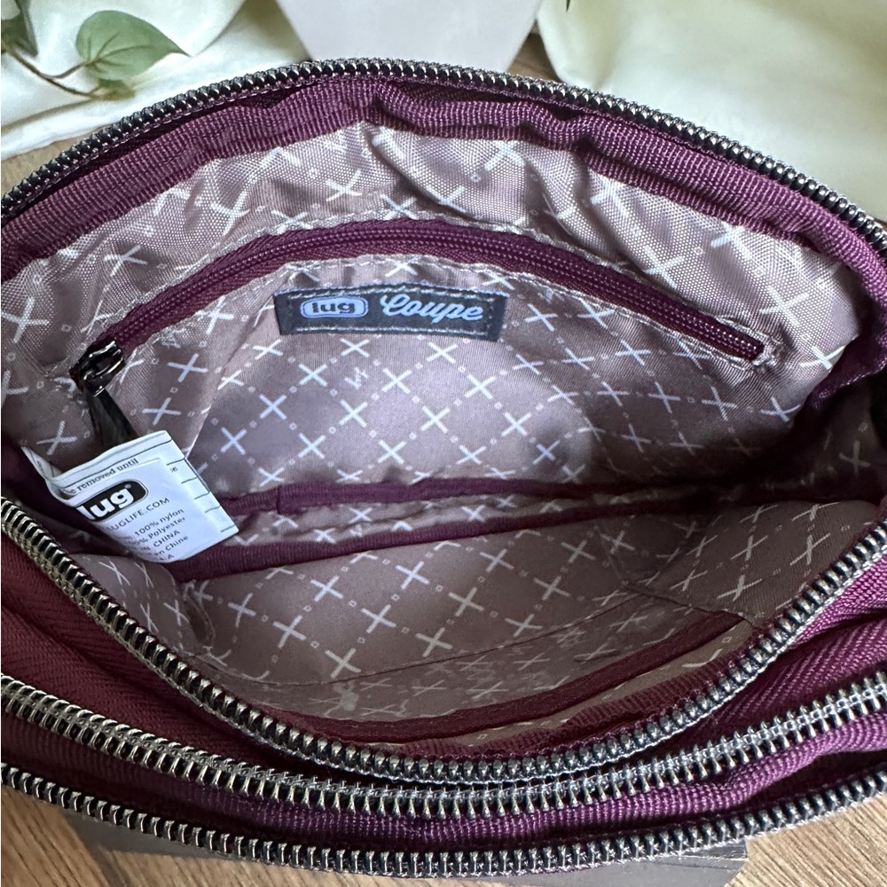 Lug 2 Pc. Bundle - Cranberry Romper Tote w/Coupe Crossbody - Picture 13 of 16